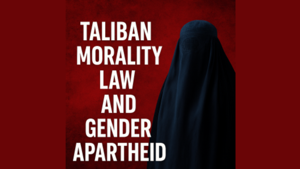 Afghanistan : la loi talibane sur la moralité, ou l’instauration d’un apartheid de genre