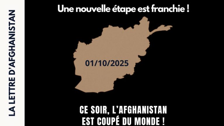 La Lettre d'Afghanistan 1er Octobre 2025