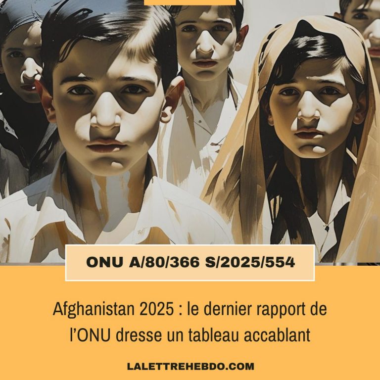 Rapport du secrétaire général de l'ONU A/80/366 S/2025/554