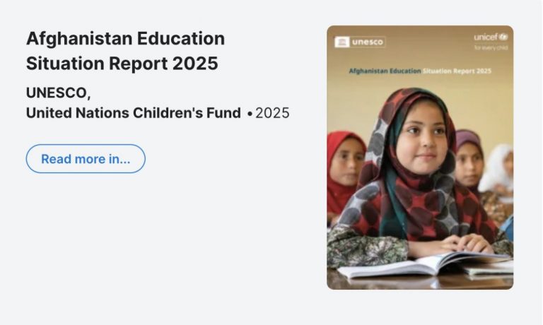 Afghanistan 2025 : la crise éducative