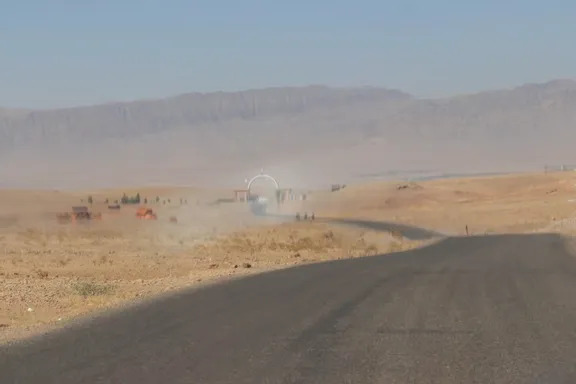 Une section du camp pour les personnes déplacées des zones tribales à Shah Wali Kot, Kandahar