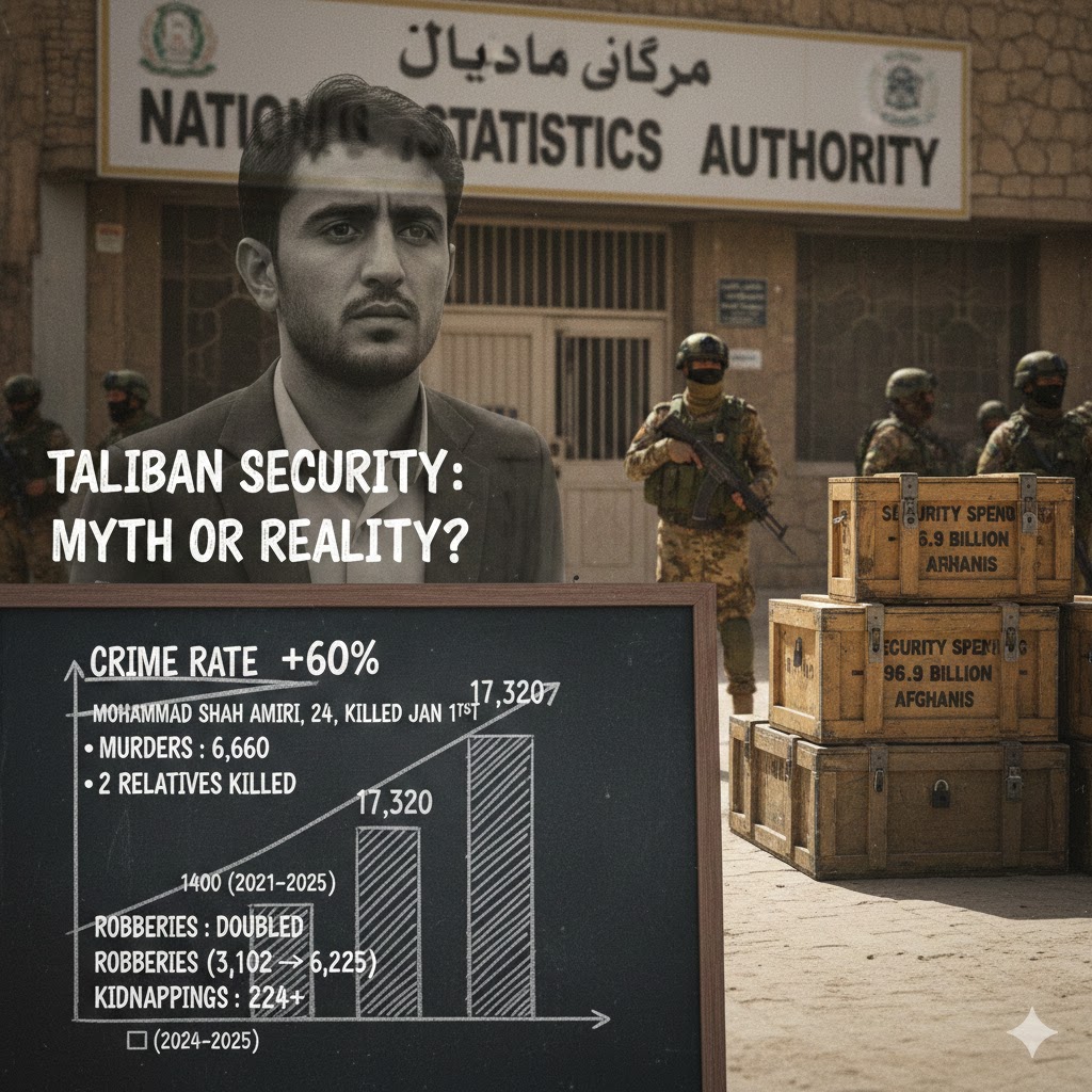 La sécurité sous l’ère talibane : La criminalité a augmenté de 60 %