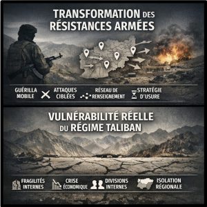 Transformation des résistances armées, vulnérabilité réelle du régime taliban