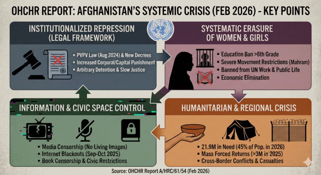 La situation des droits de l'homme en Afghanistan /Rapport du Haut Commissariat des Nations Unies pour les Droits de l'homme