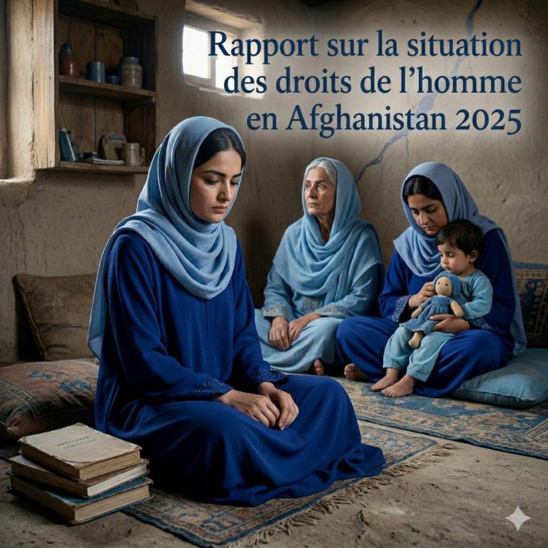 RAWADARI : Rapport sur la situation des droits de l'homme en Afghanistan 2025