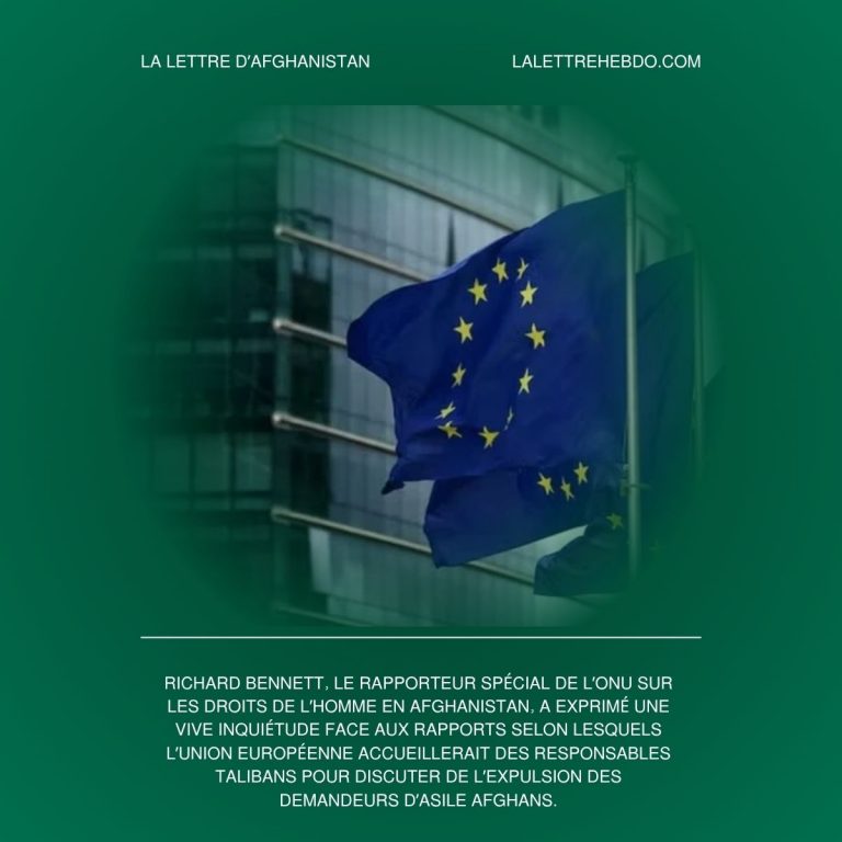 L'accueil des talibans par l'UE pour discuter de l'expulsion des demandeurs d'asile afghans est préoccupante