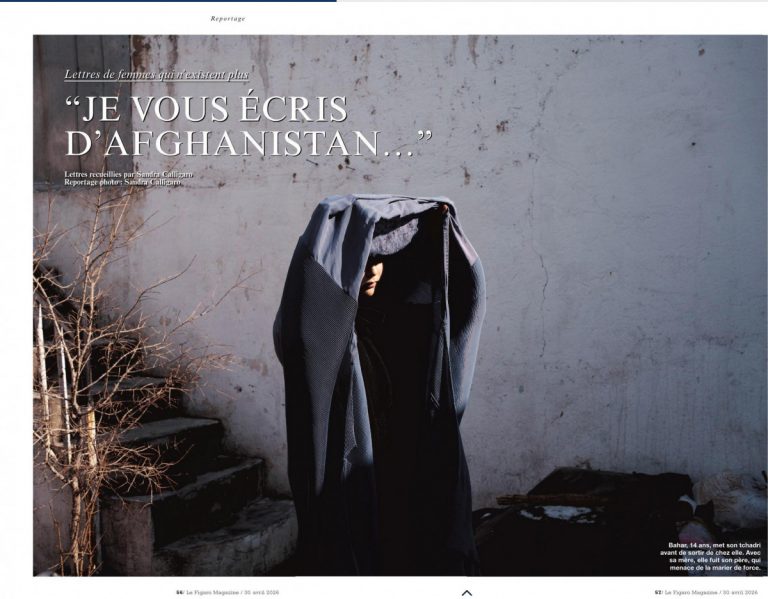 "Je vous écris d'Afghanistan"