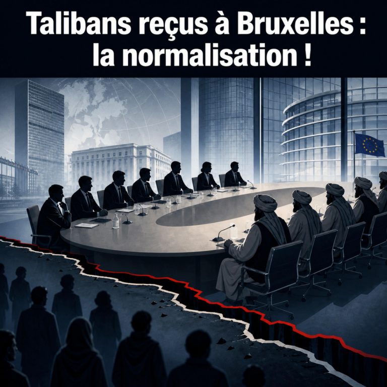 Bruxelles reçoit les taliban, les femmes, les enfants et l'opposition au ban de l'UE et de l'ONU