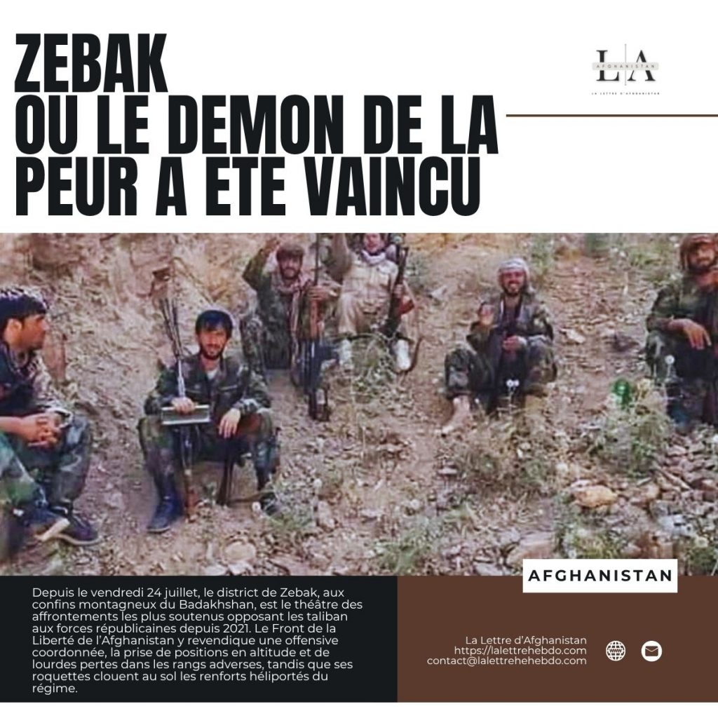 Zebak, où "le démon de la peur" a été vaincu