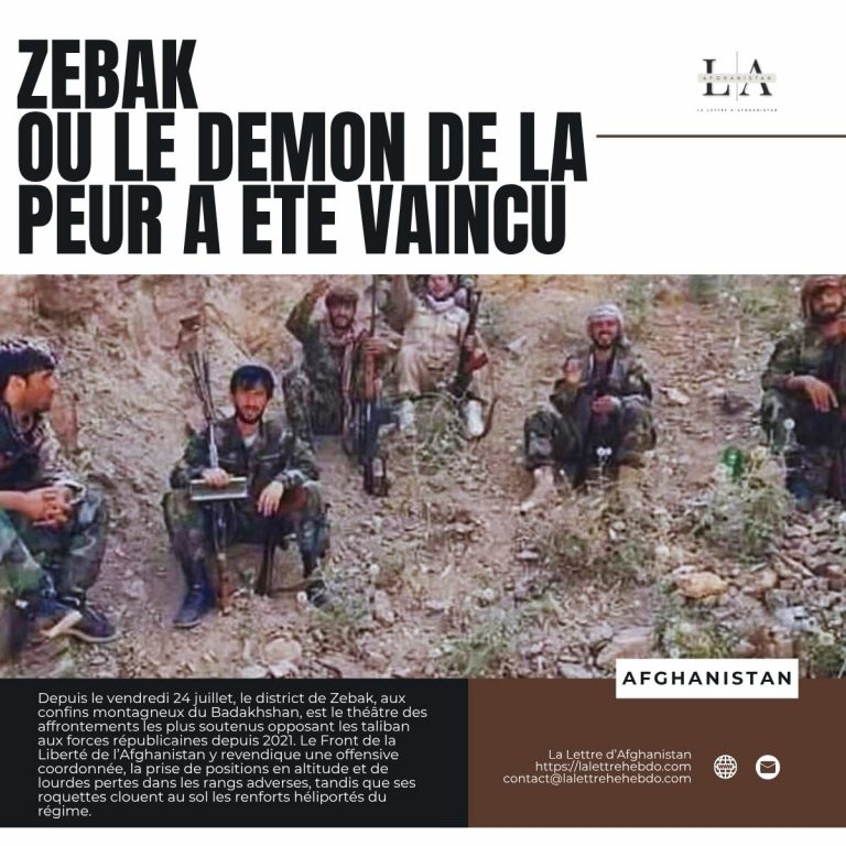 Zebak, où "le démon de la peur" a été vaincu