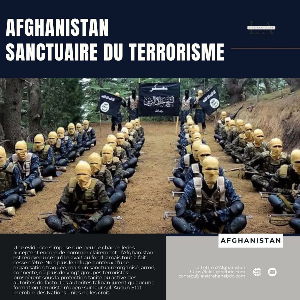 L'Afghanistan, sanctuaire assumé du terrorisme