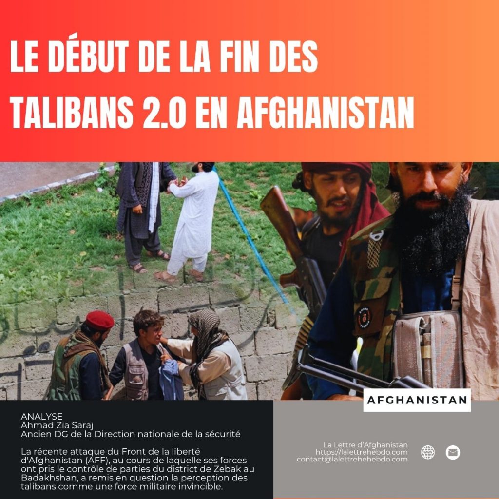 Le début de la fin des Talibans 2.0 en Afghanistan