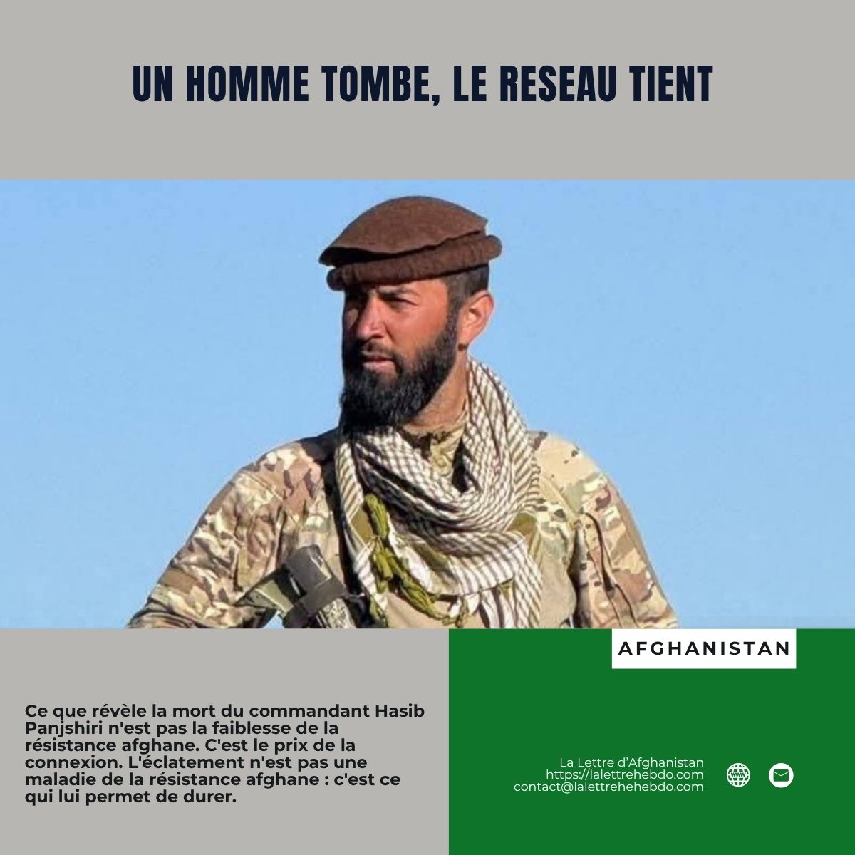 Un homme tombe, le réseau tient