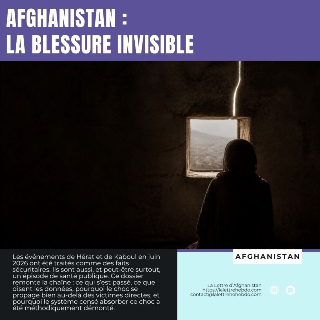 AFGHANISTAN : la blessure invisible