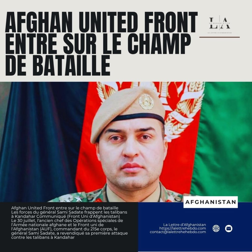 Afghan United Front entre sur le champ de bataille