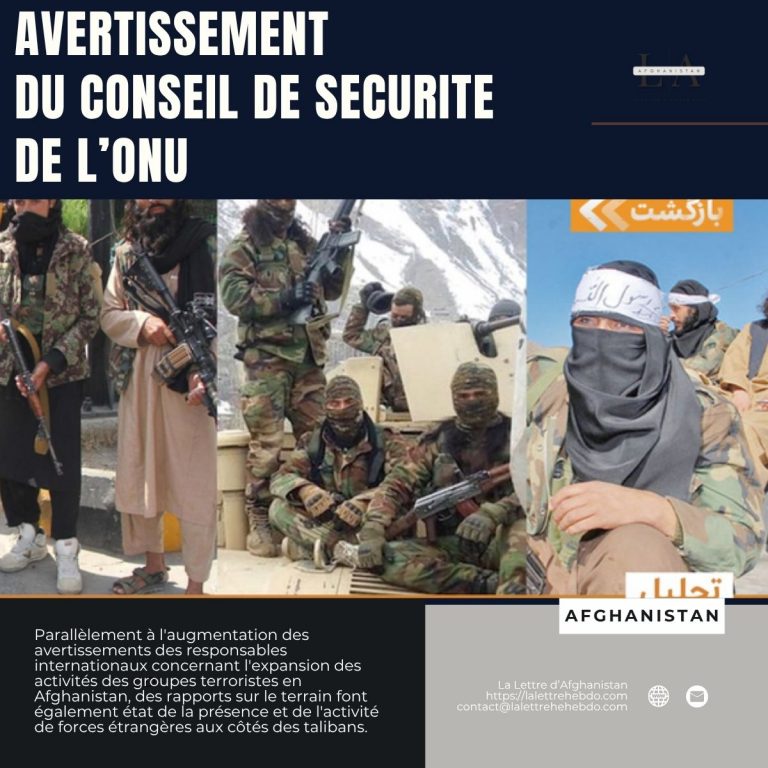De l'avertissement du Conseil de sécurité à l'attaque terroriste contre le front de la liberté à Badakhshan