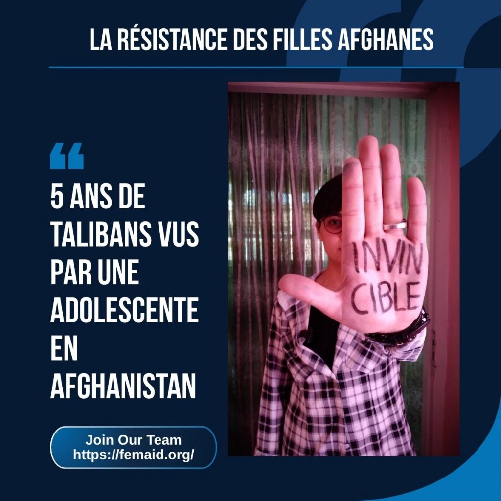 5 ans de talibans vus par une adolescente en Afghanistan