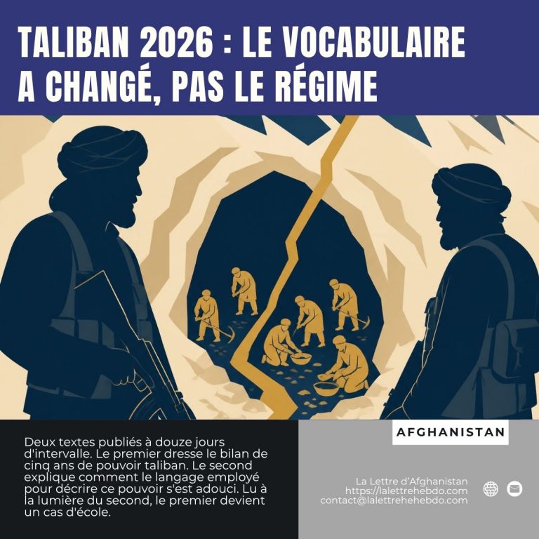 TALIBAN 2026 : le vocabulaire a changé, pas le régime