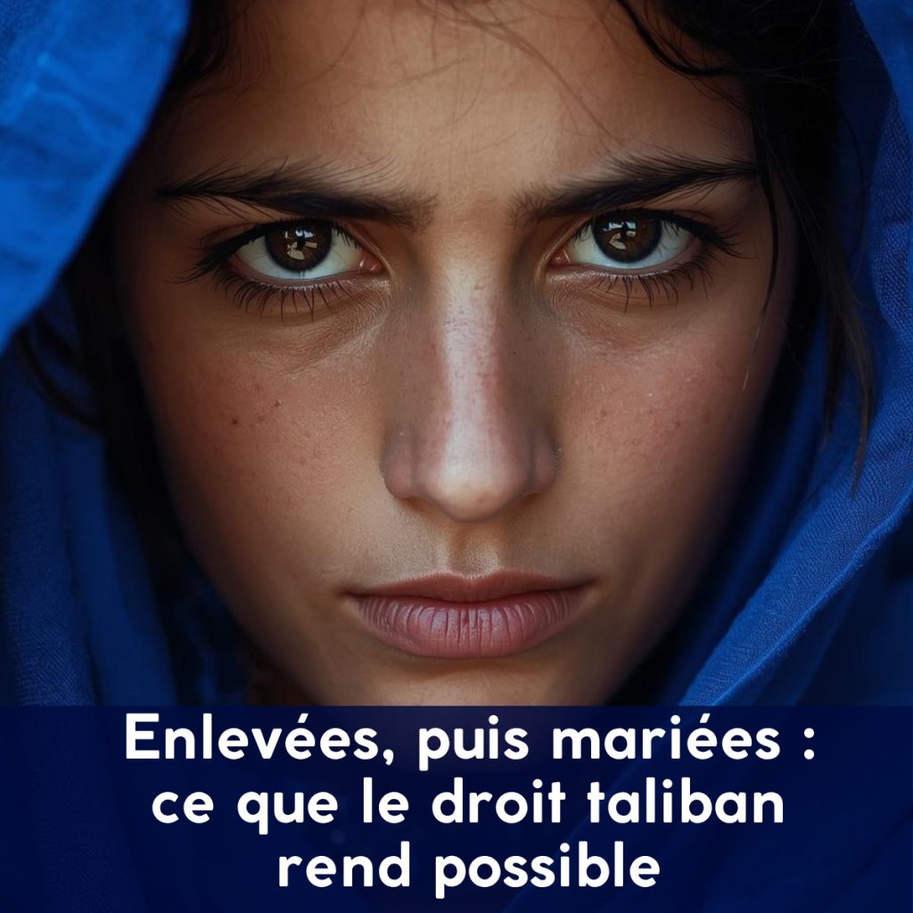 Enlevées, puis mariées : ce que le droit taliban rend possible