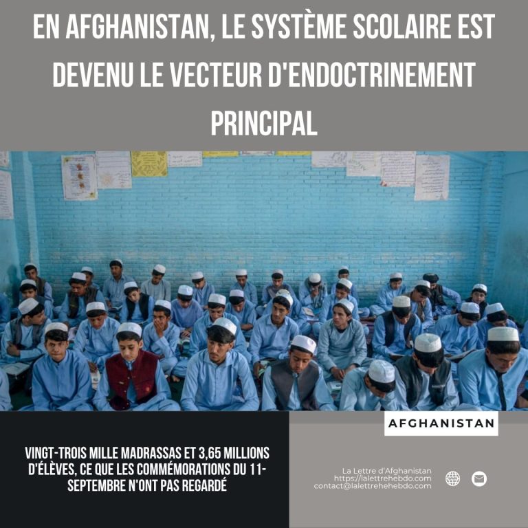 En Afghanistan, le système scolaire est devenu le vecteur d'endoctrinement principal