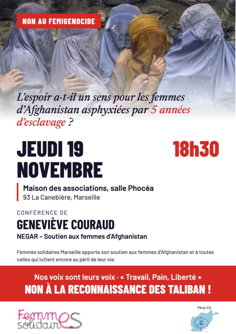 Conférence Negar à Marseille